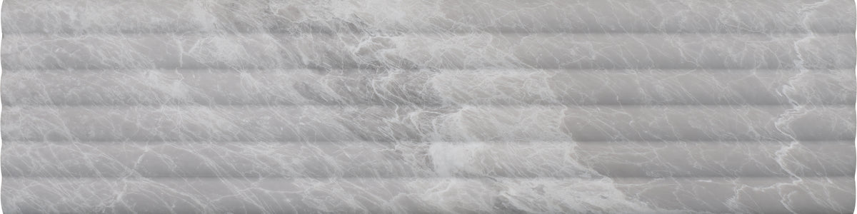 Nordic Grey Honed Flute-Out 6'' x 24''  x 1/2'' Field Tile
