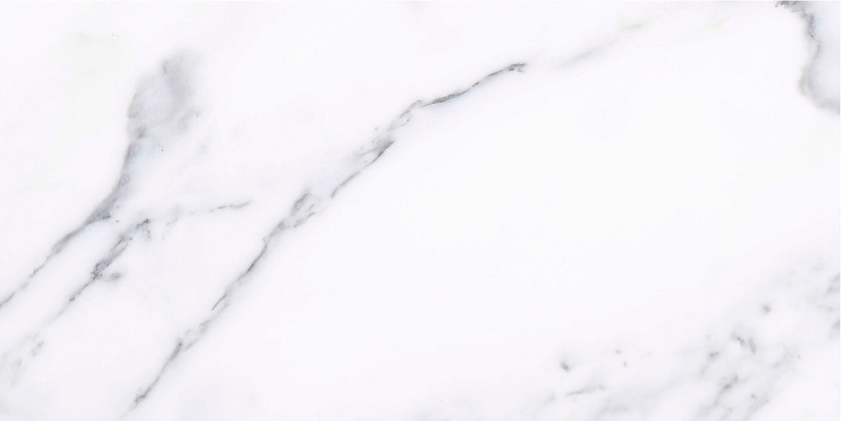 Statuario Honed 6'' x 12''  x 3/8'' Field Tile