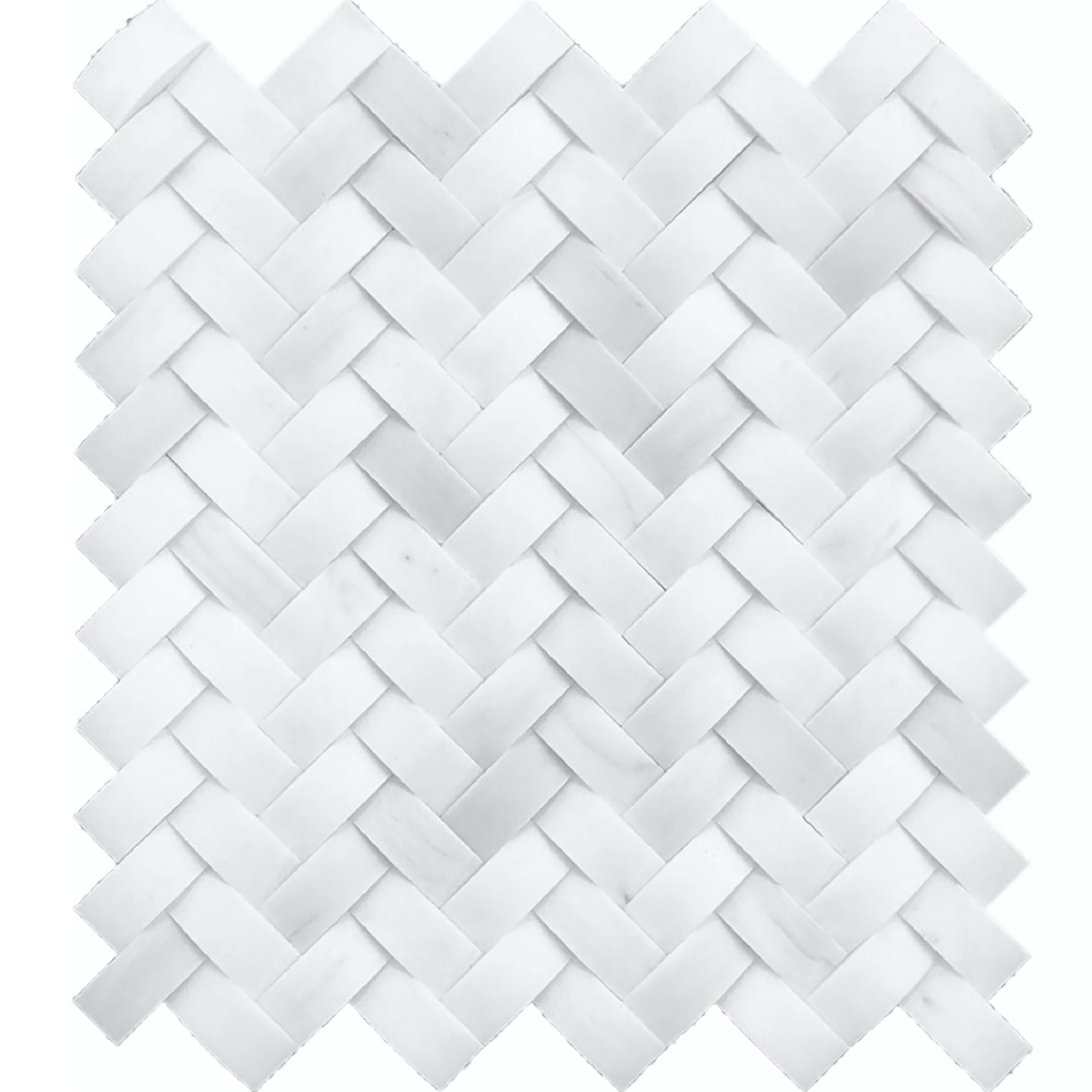 Glacier White Duomo Honed Mosaic Building Materials 