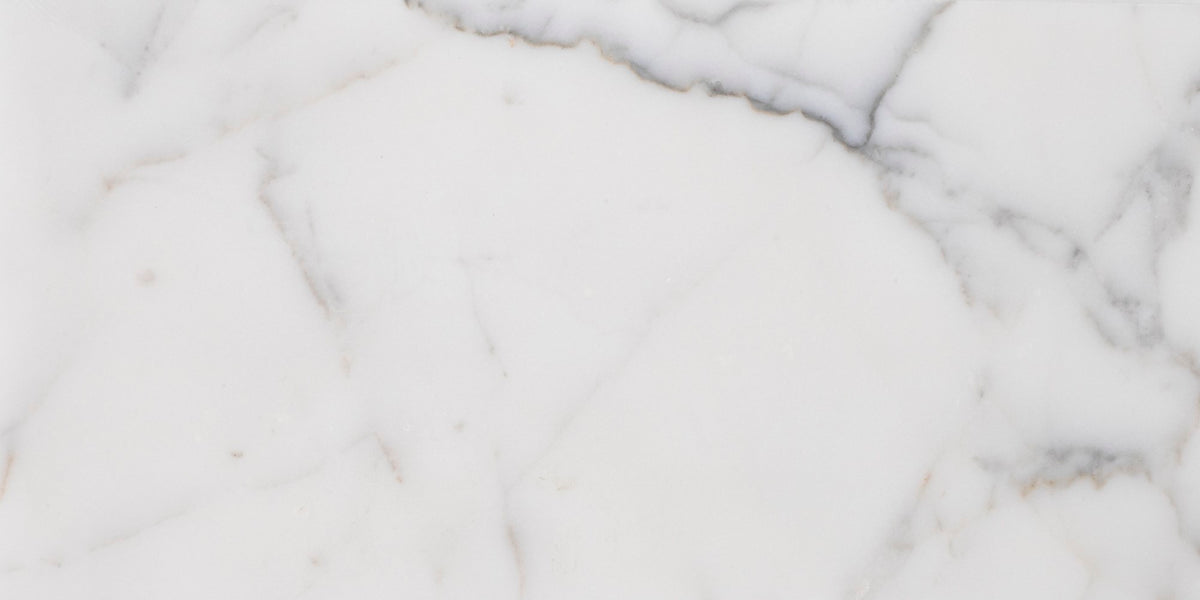 Statuario Extra Honed 6'' x 12''  x 3/8'' Field Tile