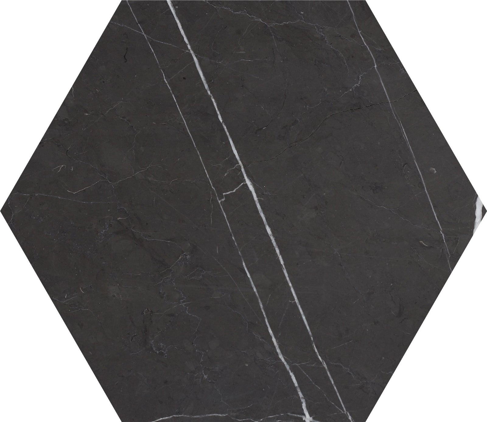 Mount Grey Plain Honed Hexagon 10''  x 3/8'' Field Tile Building Materials 