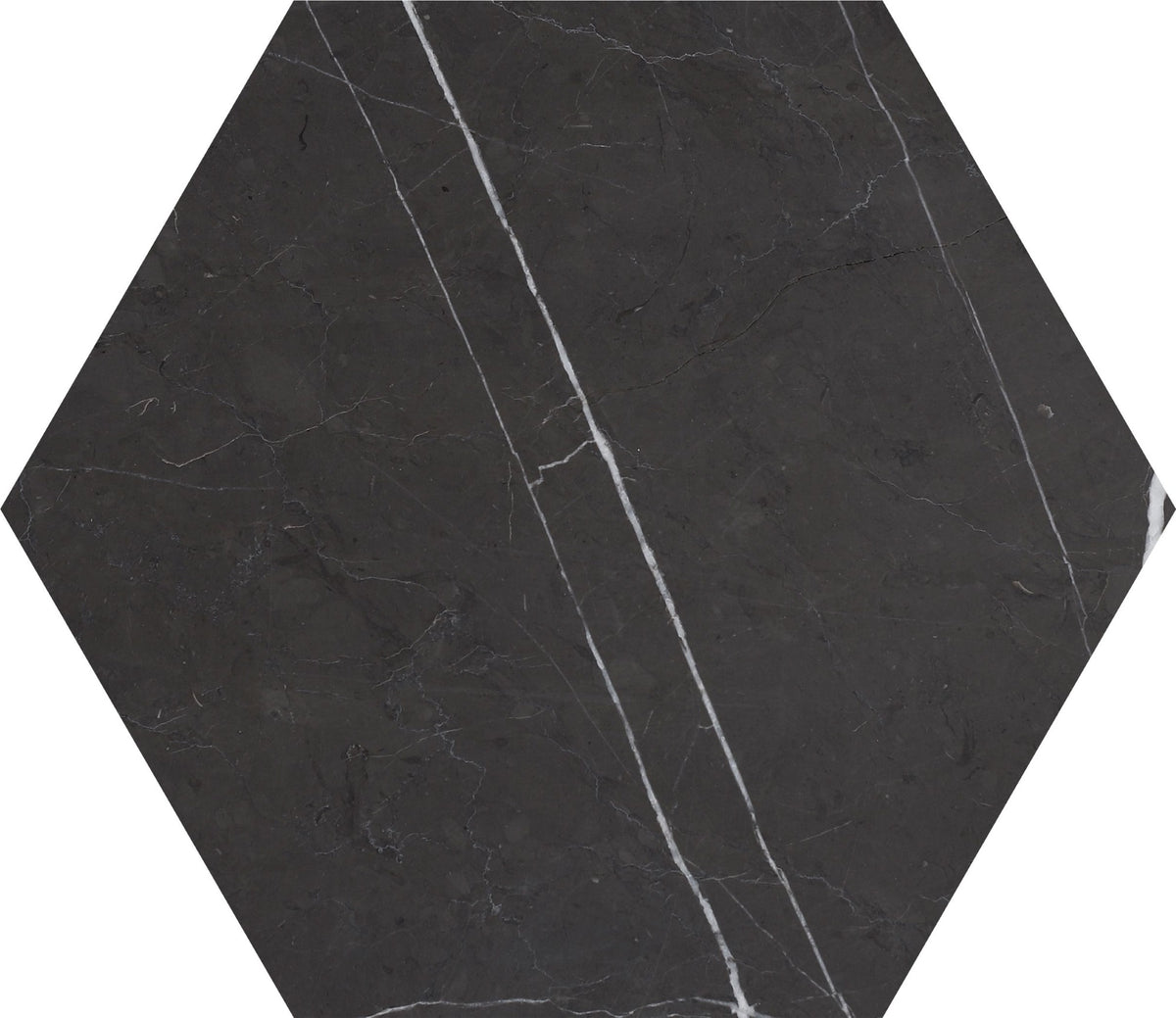 Mount Grey Plain Honed Hexagon 10''  x 3/8'' Field Tile