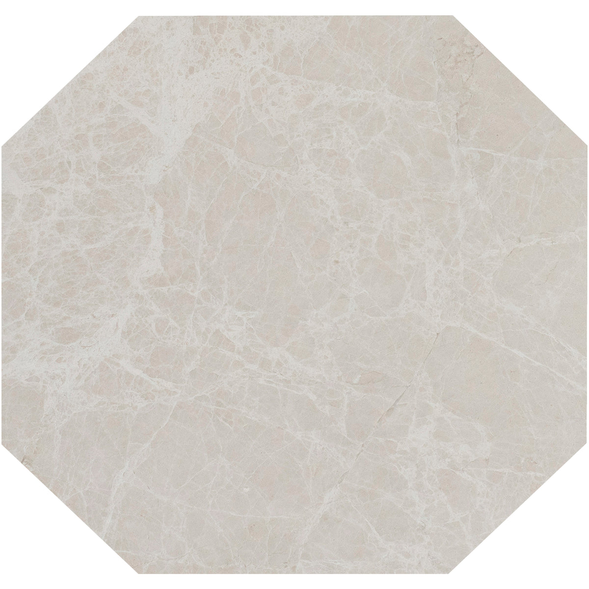 Vanillish Pearl Honed Octagon 12''  x 3/8'' Field Tile Building Materials 