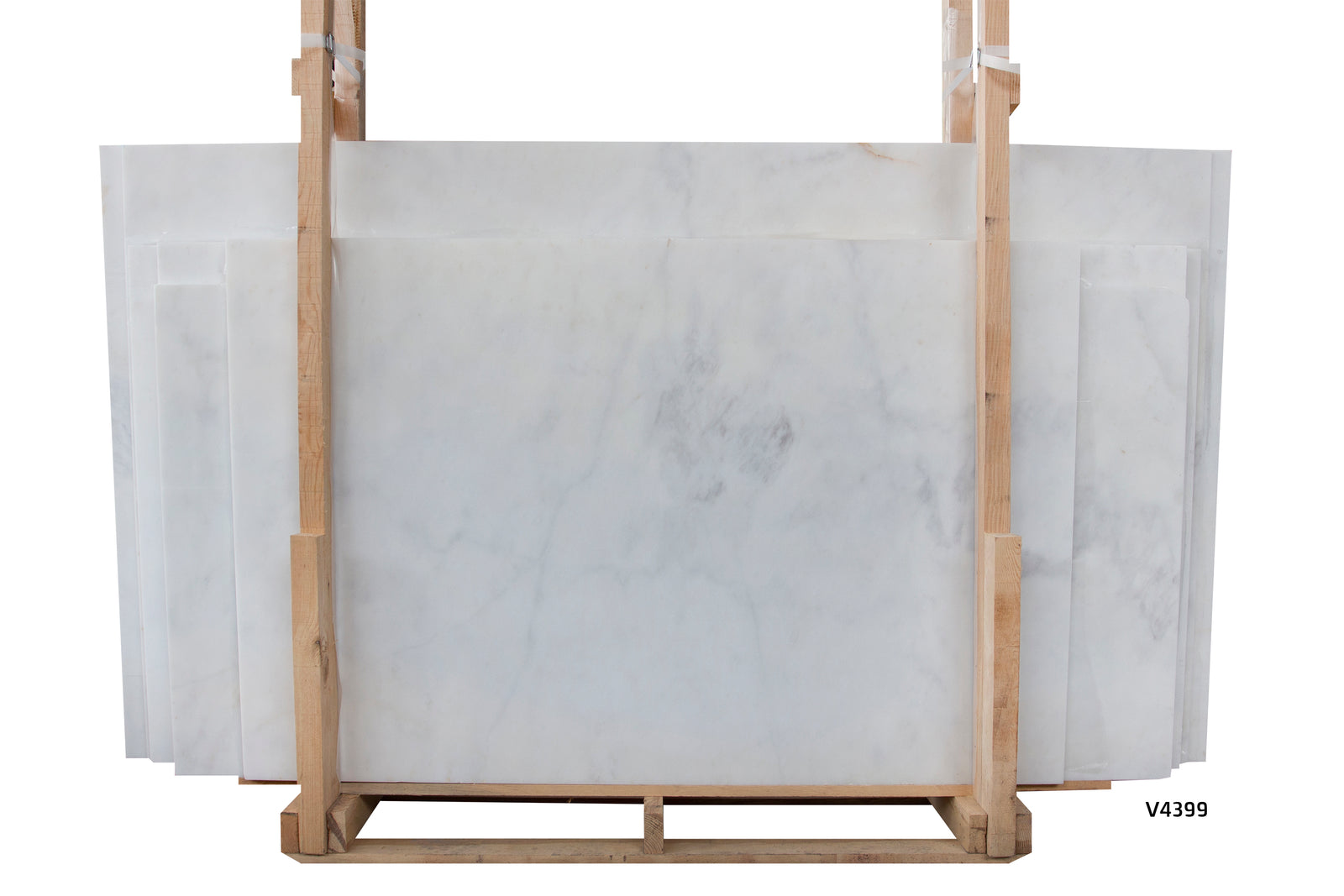 Afyon White Polished 3CM Slab # V4399 Building Materials 