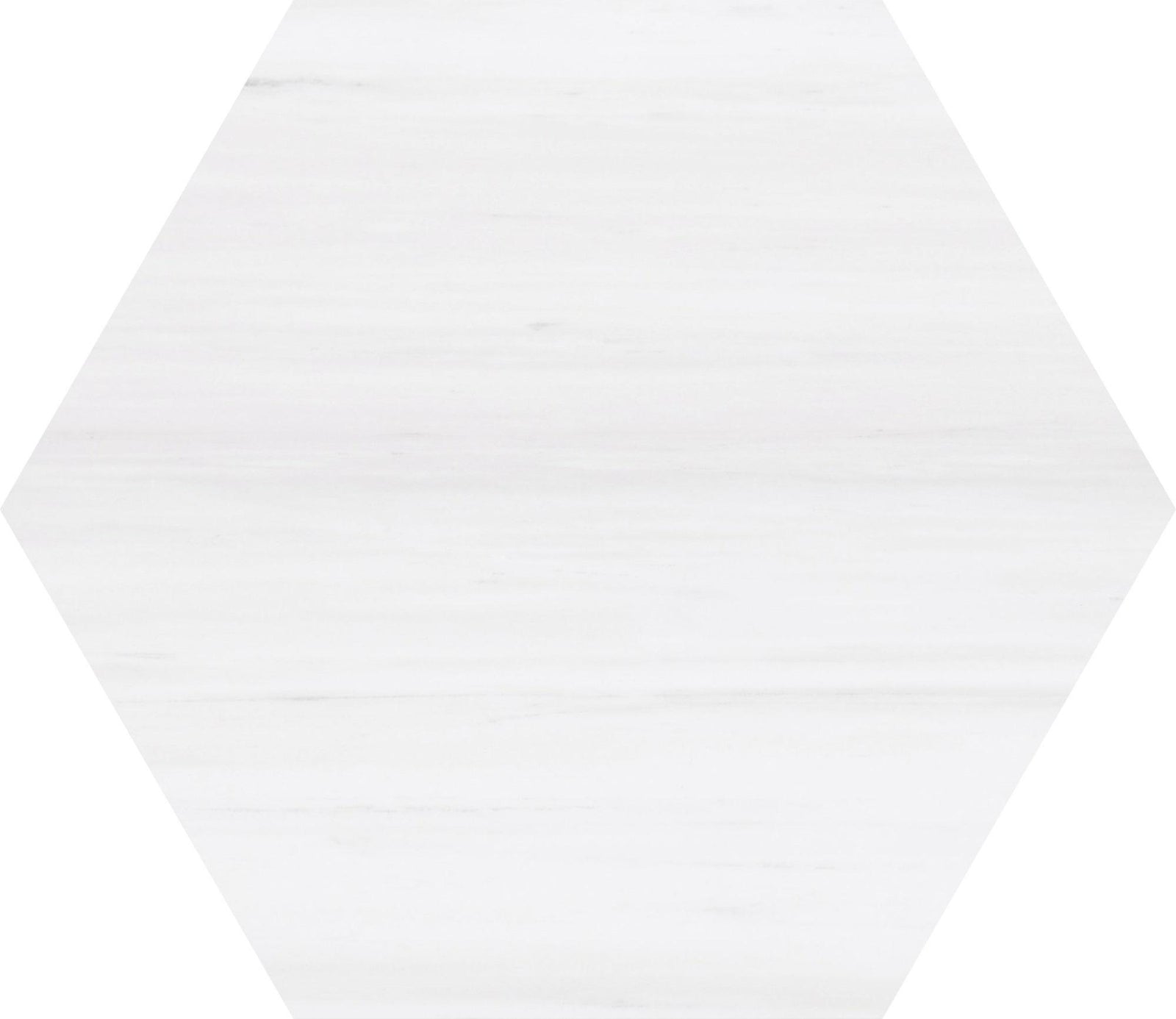 Glacier White Honed Hexagon 10'' 3/8'' Field Tile Field Tile 