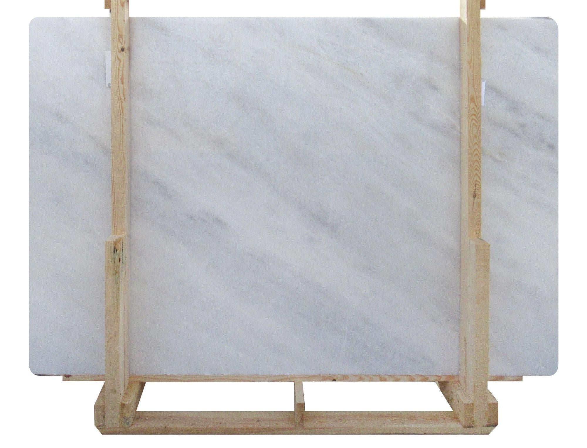 Biarritz White Polished 2CM Slab # O9411 Building Materials Biarritz White Marble Slab