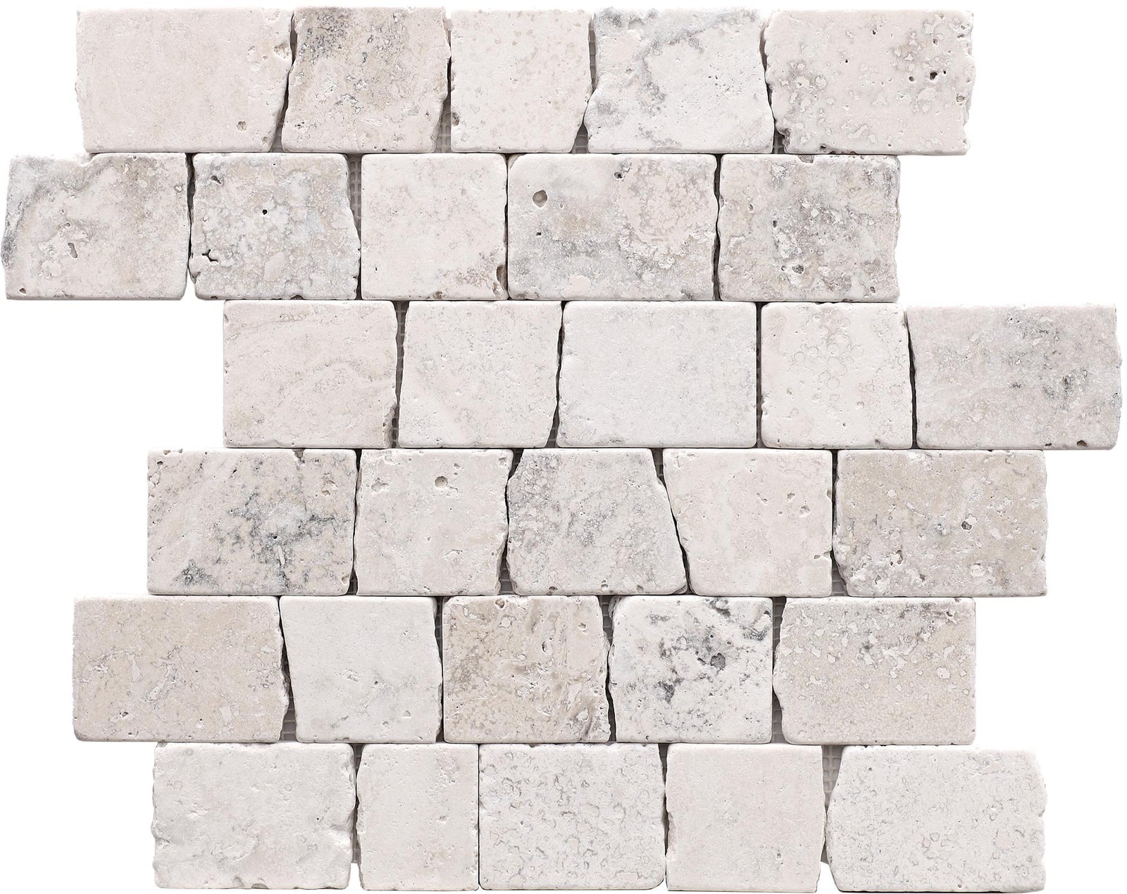 Alabastrino Rustic CC Broken Joint 003 Tumbled Mosaic Mosaic 