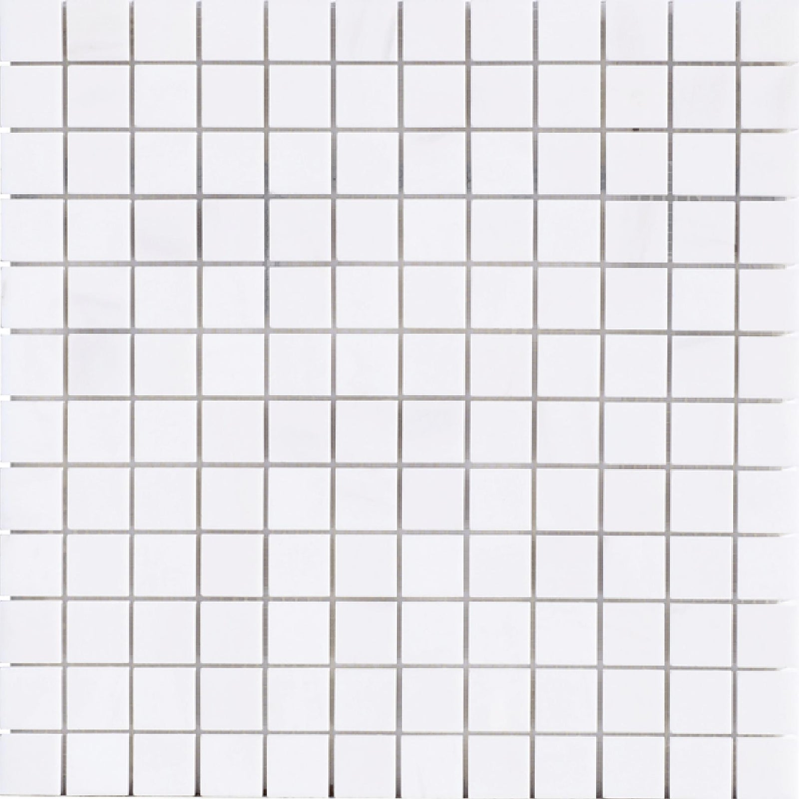 Glacier White 1''x1'' Honed Mosaic Mosaic 