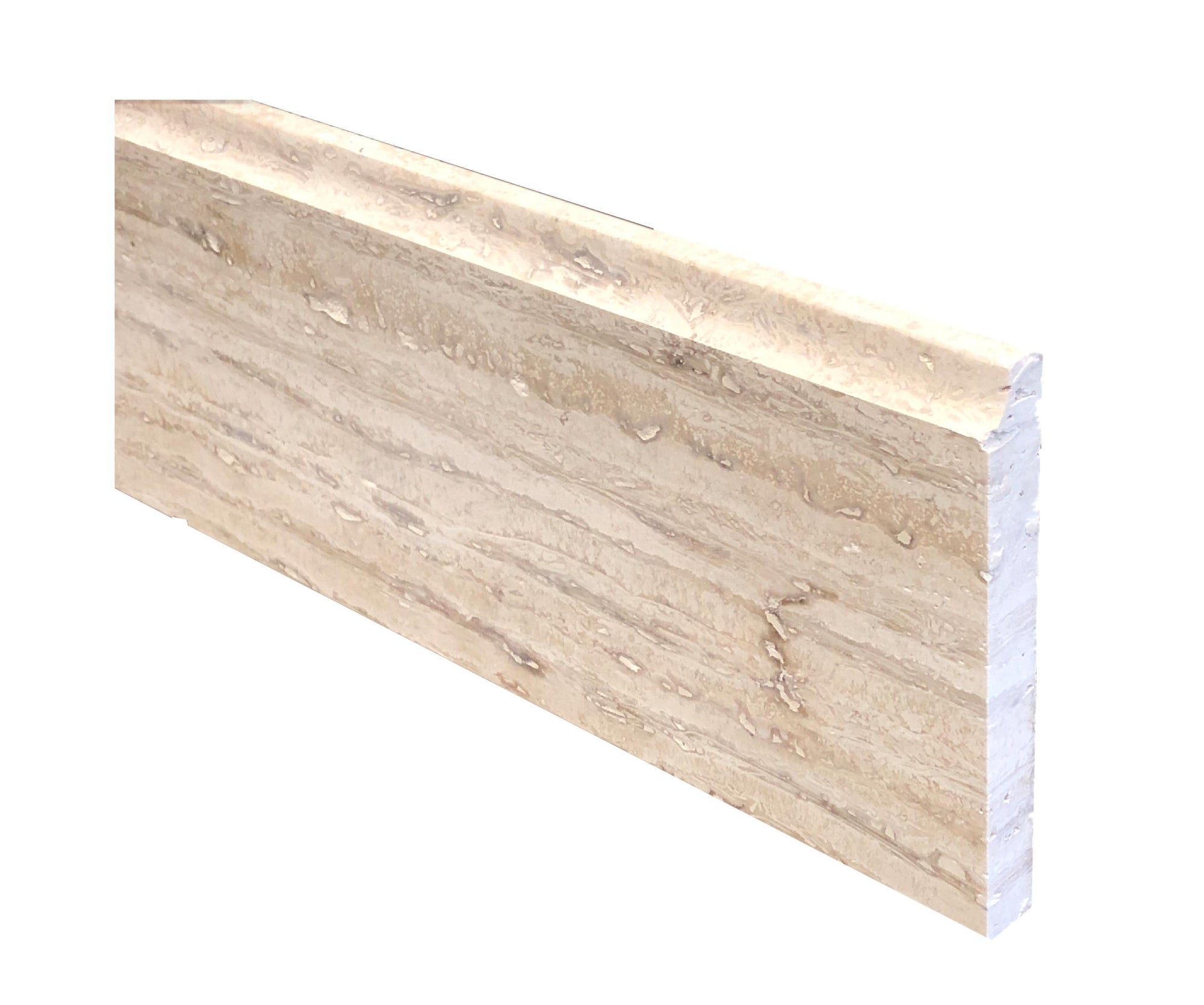 Alabastrino Rustic VC Honed Base  Molding Molding Alabastrino Rustic VC Base Travertine Molding