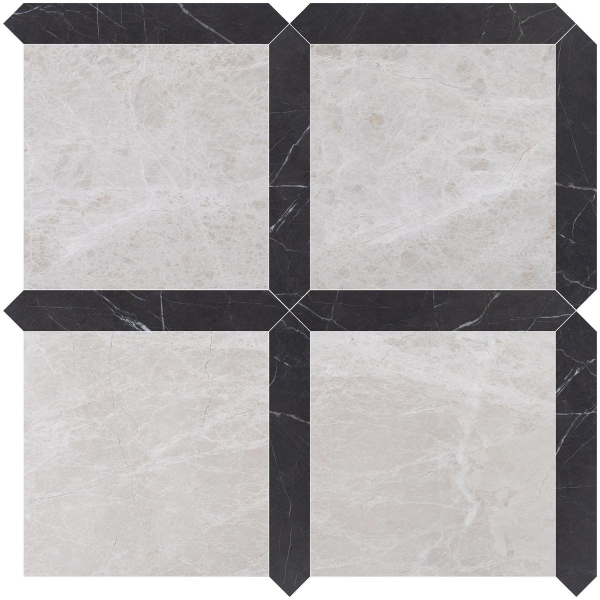 Vanillish Pearl Honed 12&#39;&#39; x 12&#39;&#39;  x 3/8&#39;&#39; Field Tile &amp; Mount Grey Plain Honed Picket 2&#39;&#39;x12&#39;&#39; 3/8&#39;&#39; Field Tile | Picket Square
