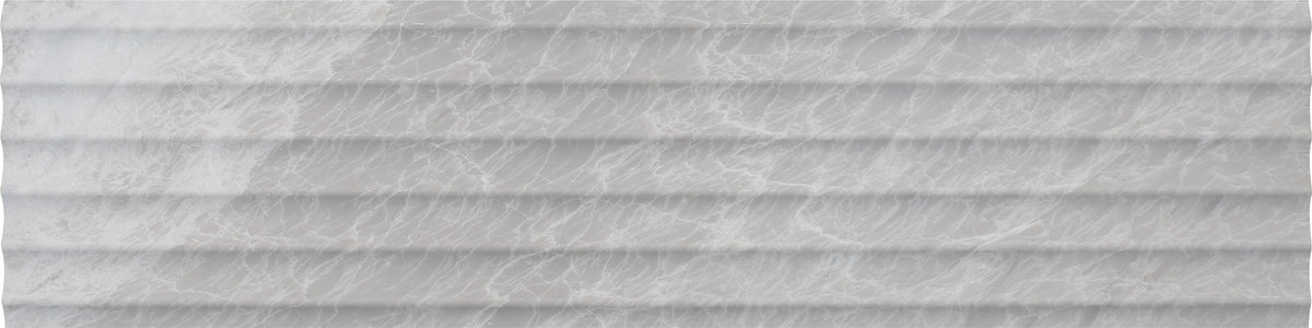 Nordic Grey Honed Flute-In 6'' x 24''  x 1/2'' Field Tile Building Materials 