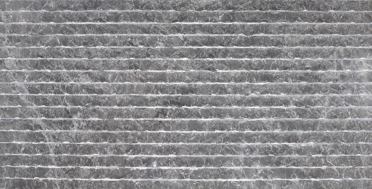 Lovina Grey Rustic Chiseled Small 12'' x 24''  x 3/4'' Field Tile