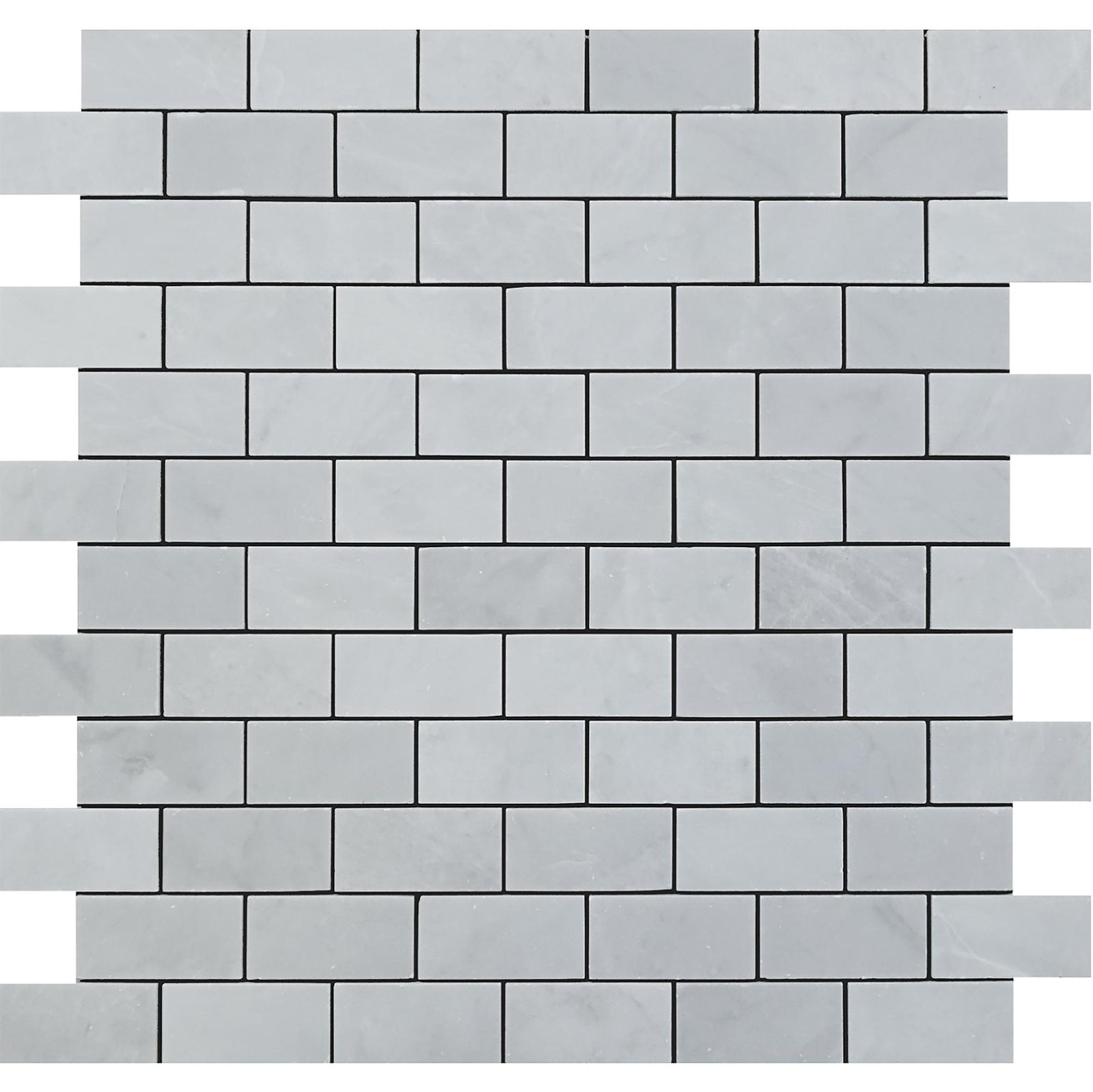 Ice Grey 1''x2'' Honed Mosaic Mosaic 