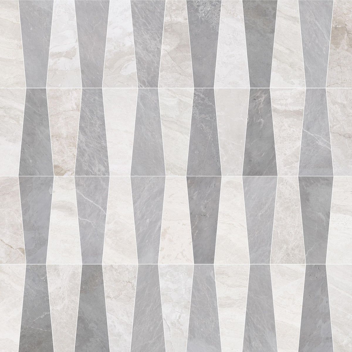 Vanillish Pearl Honed Amalfi 3/8&#39;&#39; Field Tile &amp; Earth Grey Honed Amalfi 3/8&#39;&#39; Field Tile | Amalfi