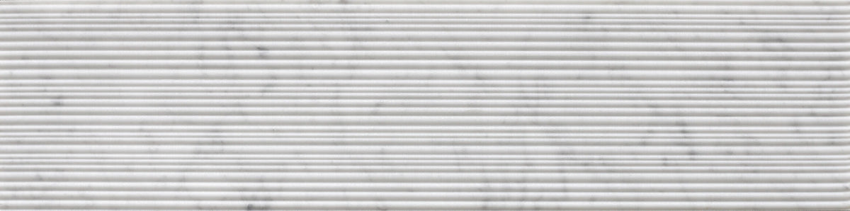 Bianco Carrara Bamboo 6&#39;&#39; x 24&#39;&#39;  x 1/2&#39;&#39; Field Tile