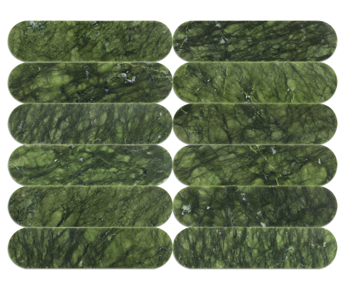 Verde Ming Honed Tivoli 2&#39;&#39; x 8&#39;&#39;  x 3/8&#39;&#39; Field Tile