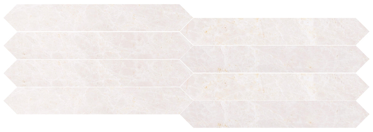 Vanillish Pearl Honed Picket 2&#39;&#39;x12&#39;&#39; 3/8&#39;&#39; Field Tile