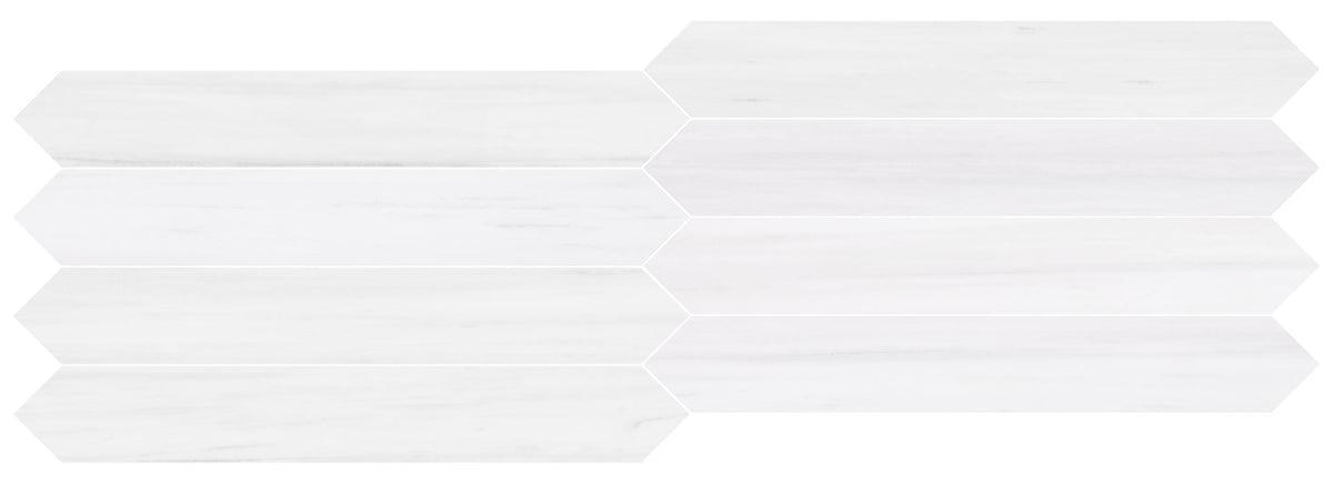 Glacier White Honed Picket 2&#39;&#39;x12&#39;&#39; 3/8&#39;&#39; Field Tile Field Tile 