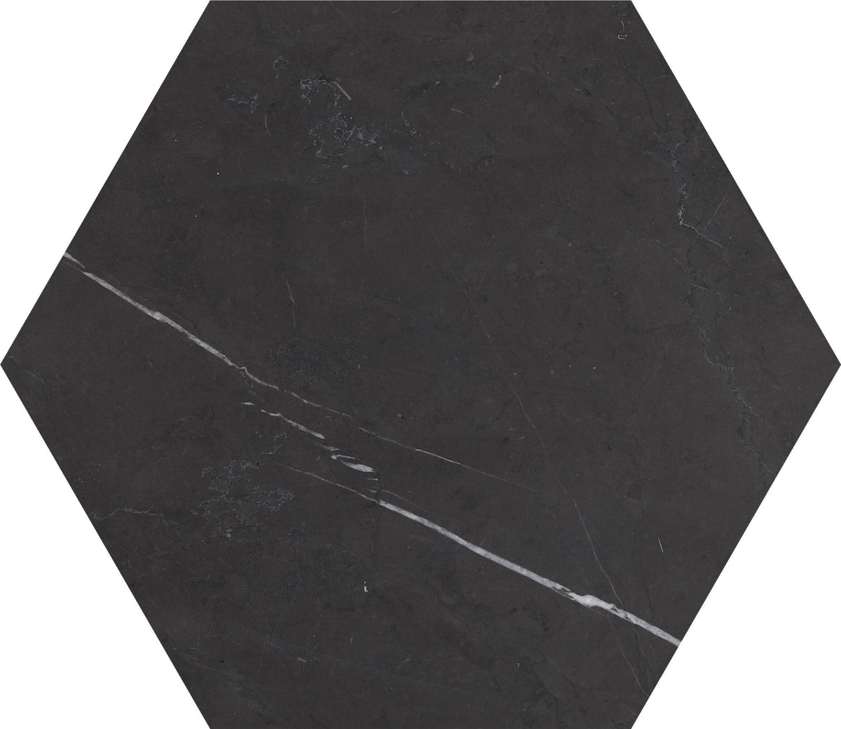 Mount Grey Plain Honed Hexagon 10&#39;&#39; 3/8&#39;&#39; Field Tile