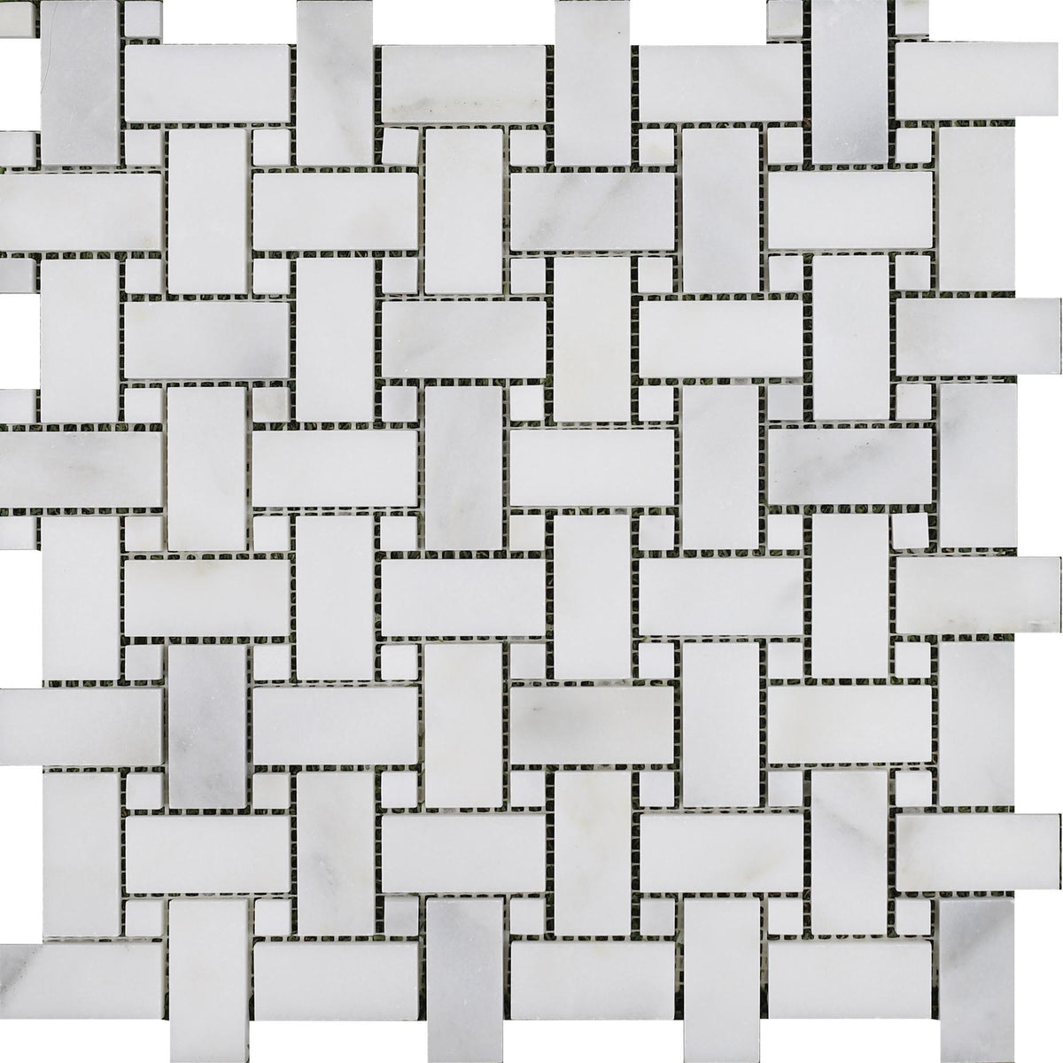 Calacatta Vida Basketweave Honed Mosaic Mosaic 