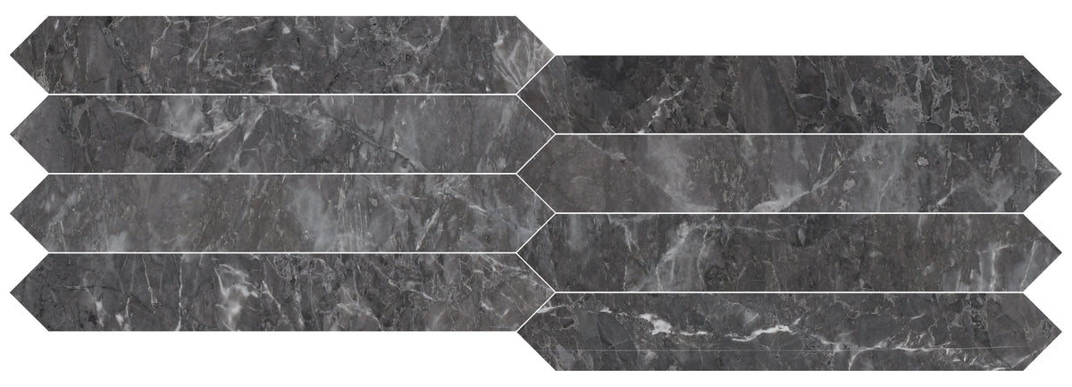 Lovina Grey Honed Picket 2''x12''  x 3/8'' Field Tile