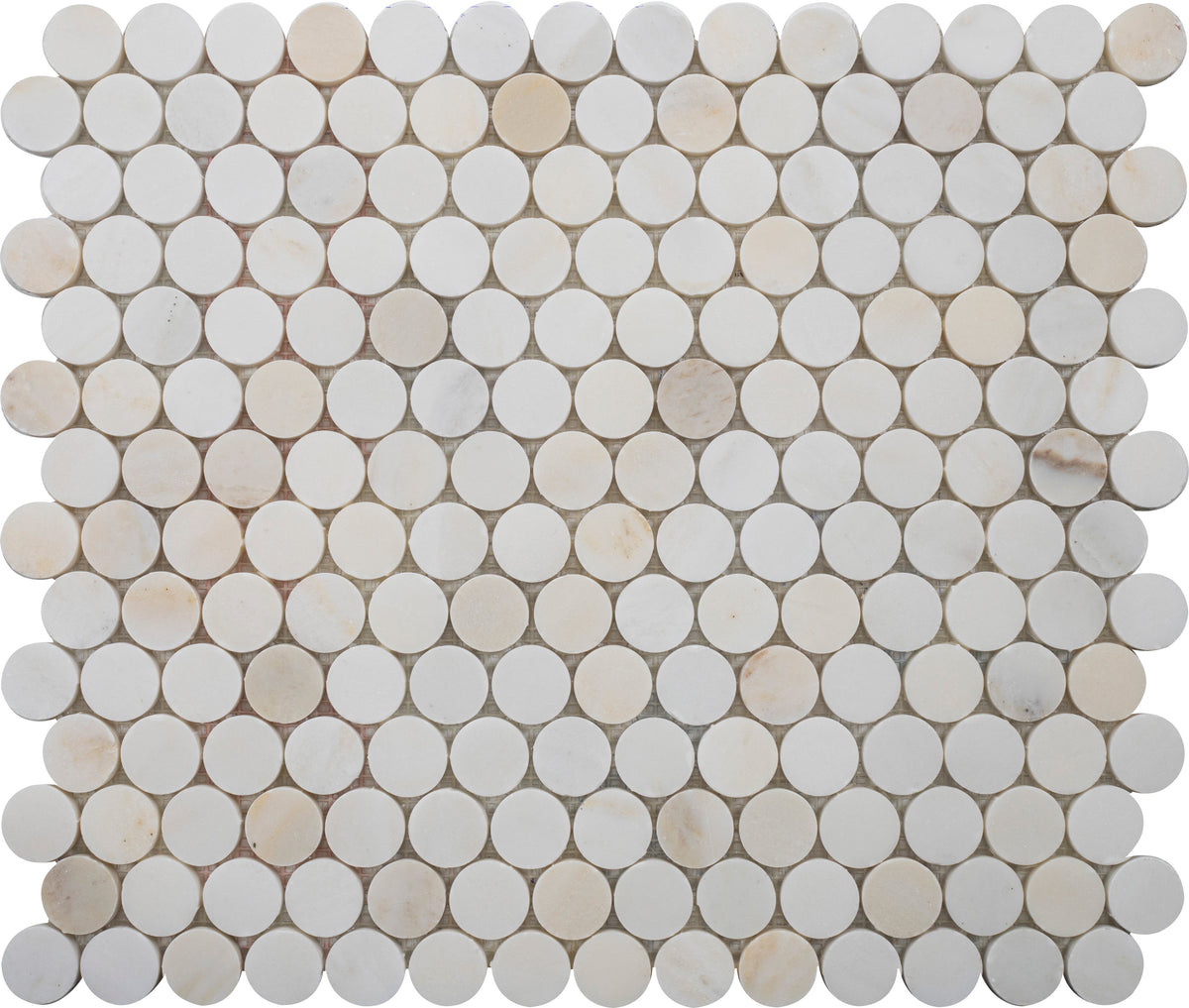 Cremo Delicato Penny Round Honed Mosaic