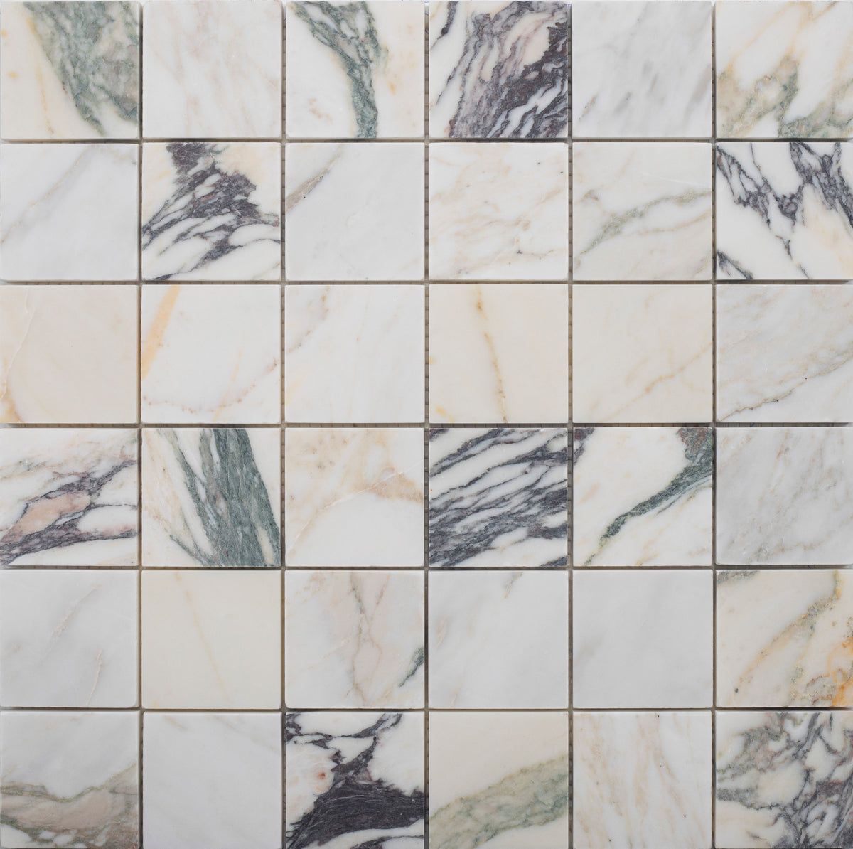 Calacatta Monet 2''x2'' Honed Mosaic