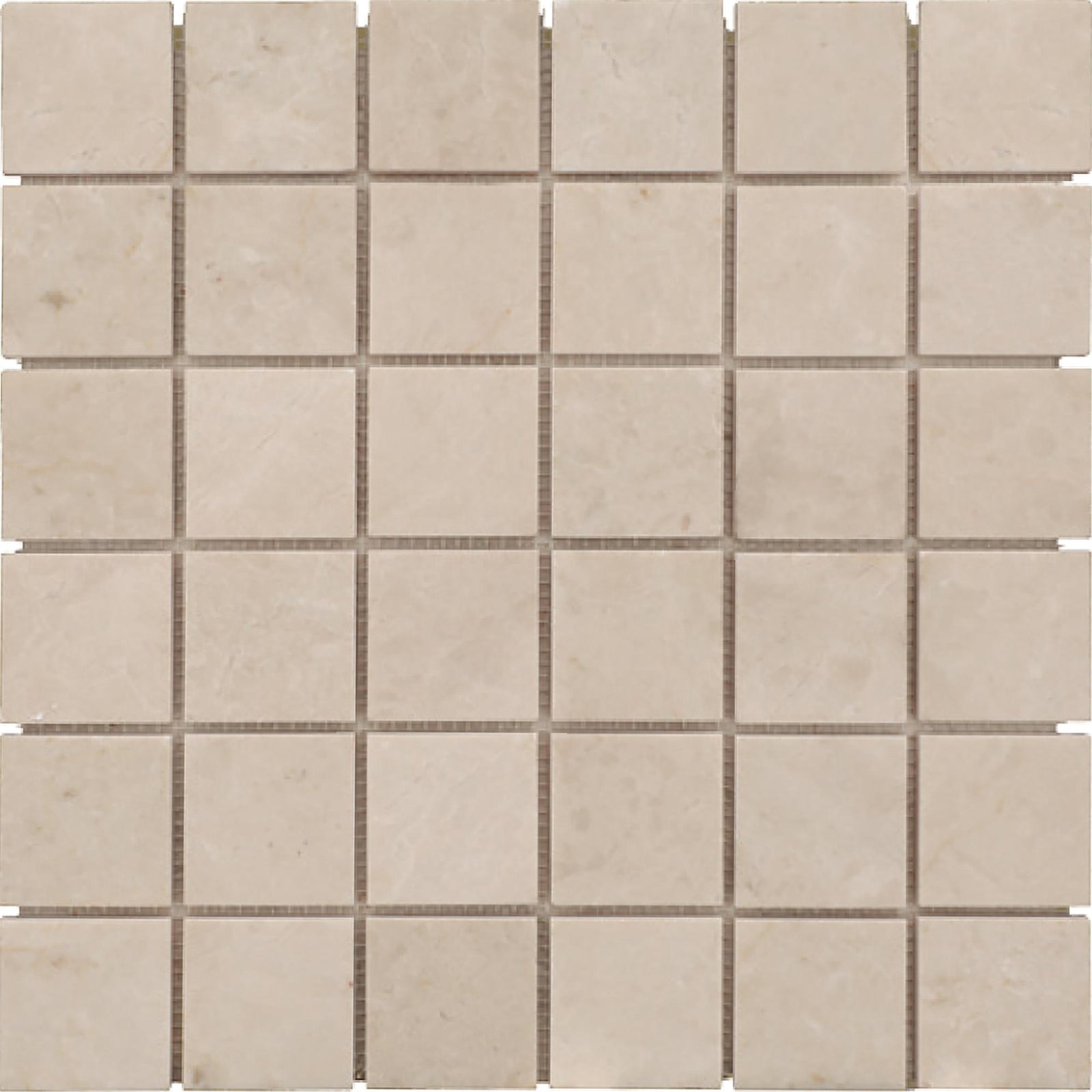 Crema Ella 2''x2'' Honed Mosaic Mosaic 