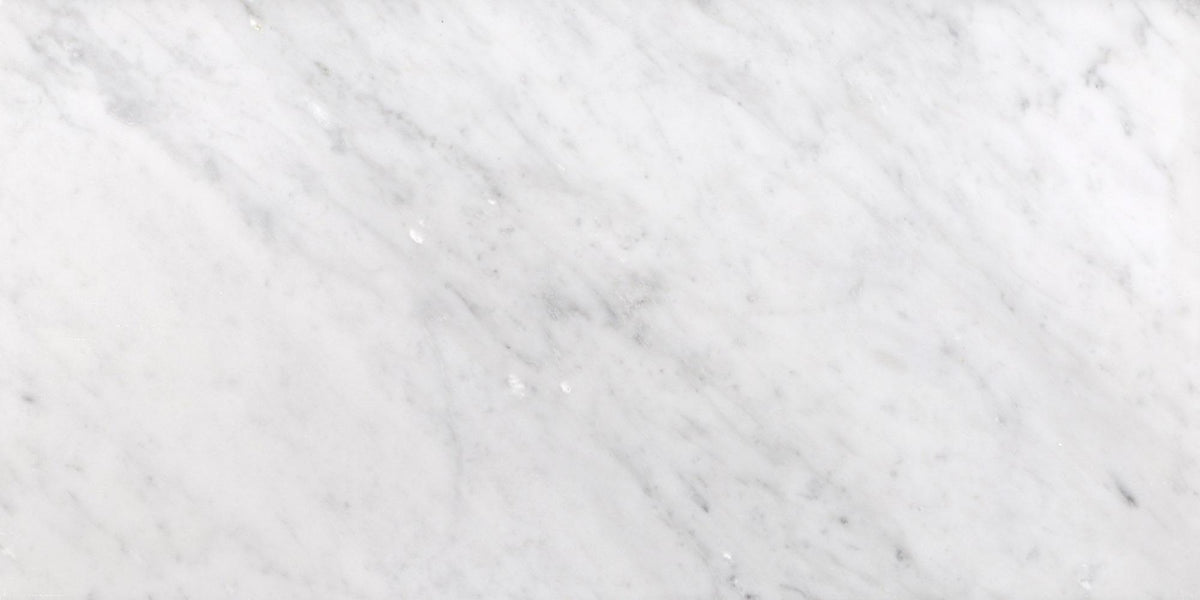 Bianco Carrara Honed 12&#39;&#39; x 24&#39;&#39;  x 3/8&#39;&#39; Field Tile