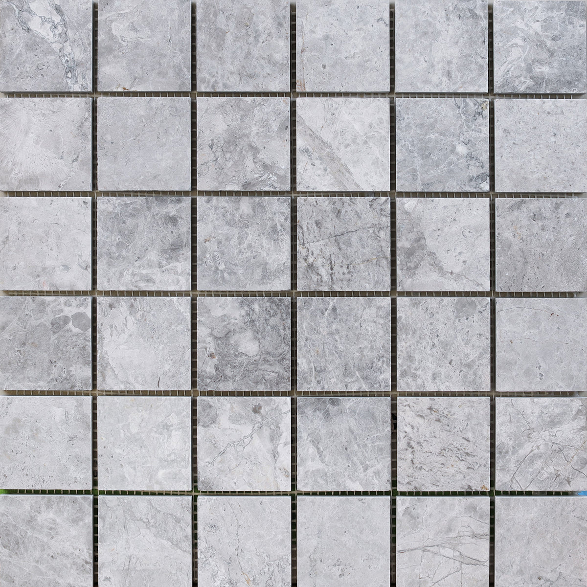 Tundra Blue 2''x2'' Honed Mosaic