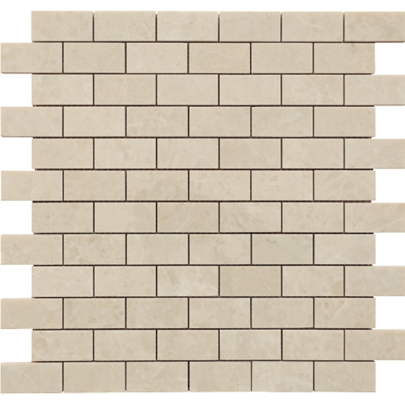 Crema Ella 1''x2'' Polished Mosaic Mosaic 