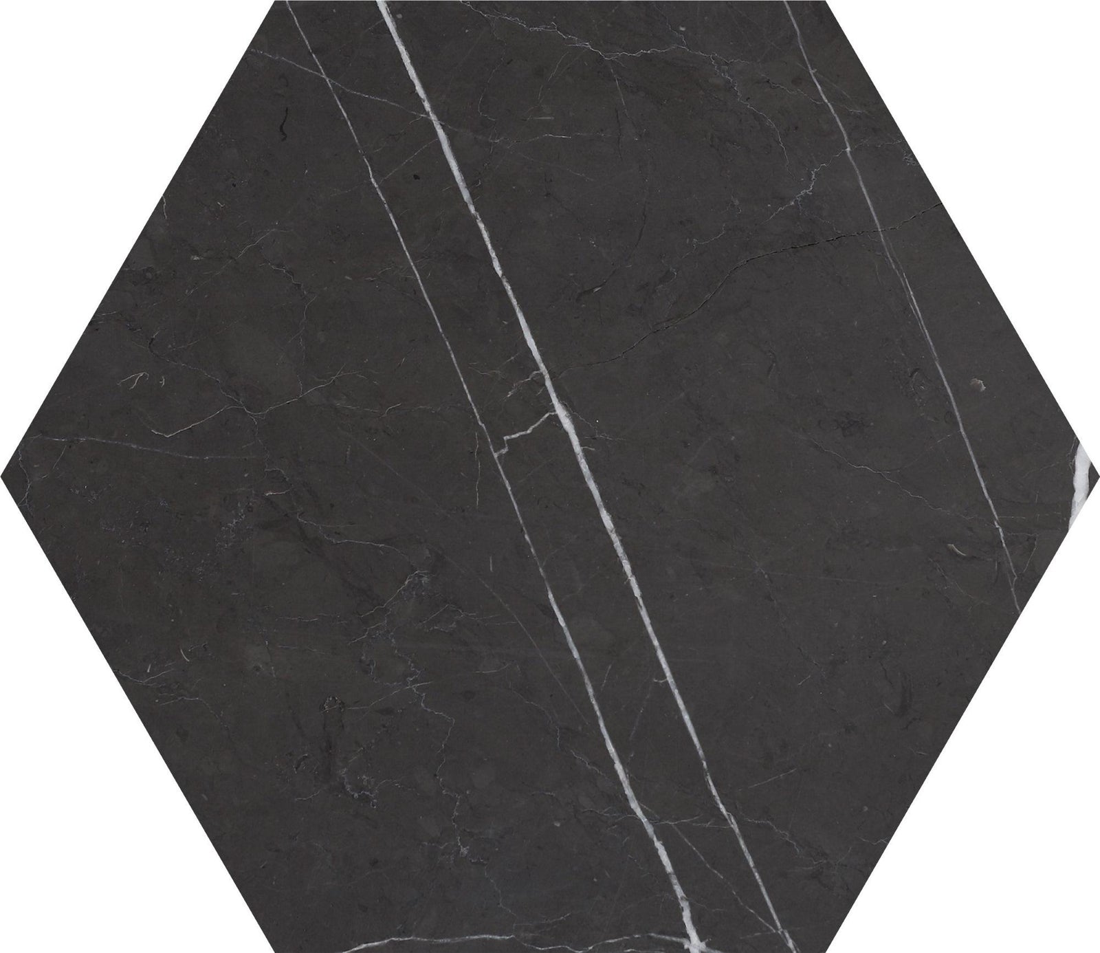 Mount Grey Plain Honed Hexagon 10'' 3/8'' Field Tile Field Tile 