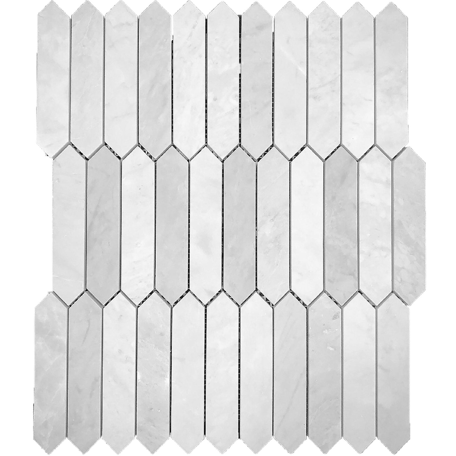 Ice Grey Picket 1''x4'' Honed Mosaic Mosaic 