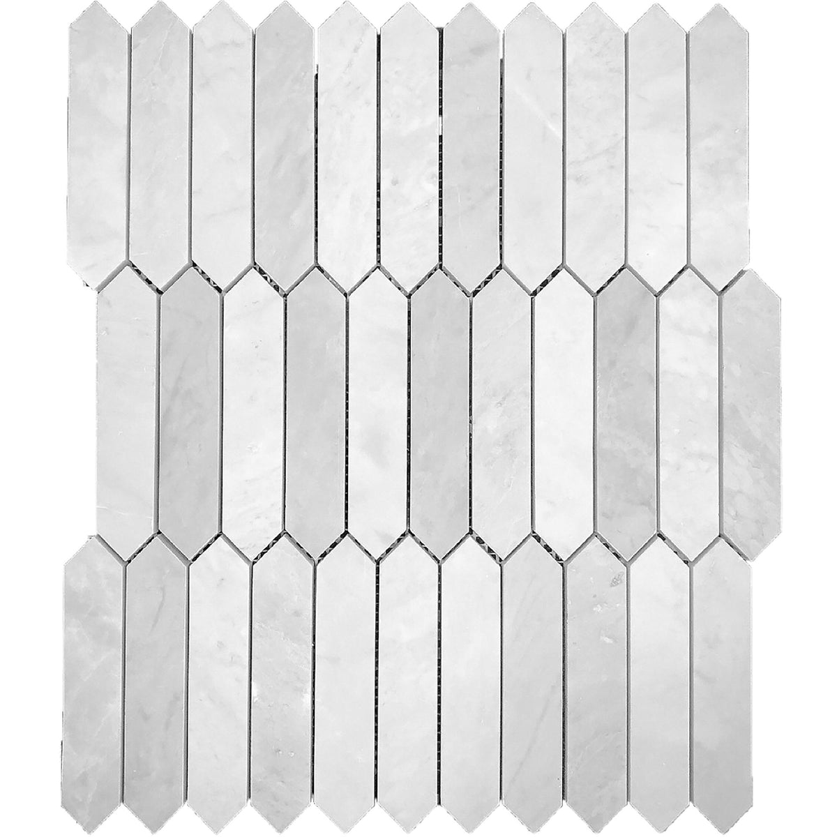 Ice Grey Picket 1&#39;&#39;x4&#39;&#39; Honed Mosaic