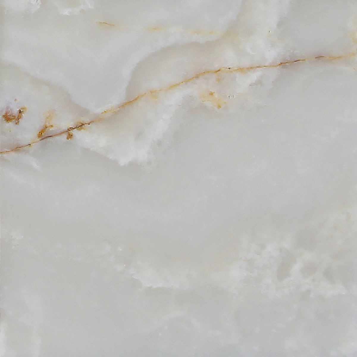 White Onyx Polished 12'' x 12''  x 3/8'' Field Tile
