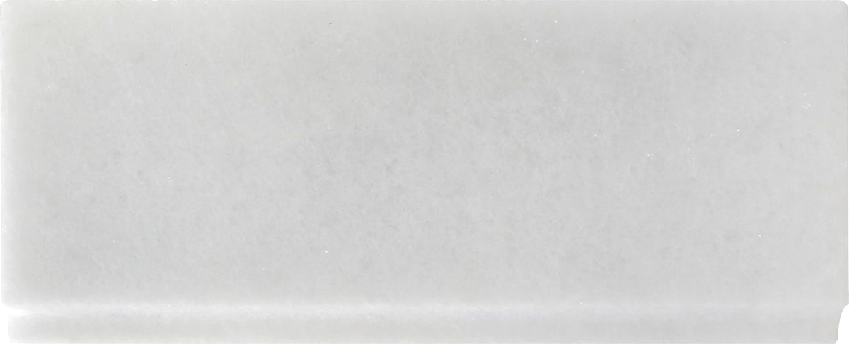 Snow White Polished Threshold Double Side Beveled 4'' x 36''  Molding