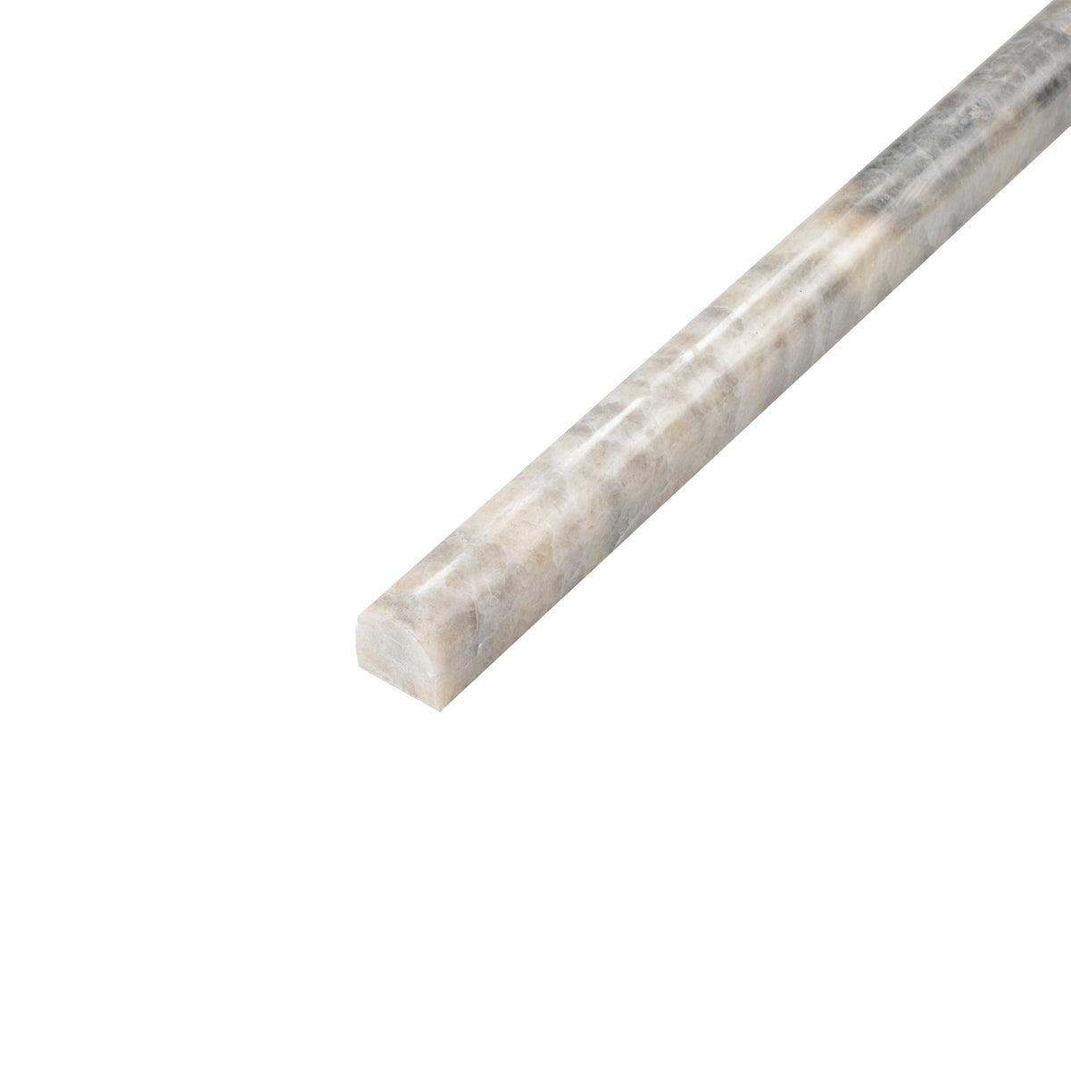 Dover Grey Onyx Polished Pencil  Molding
