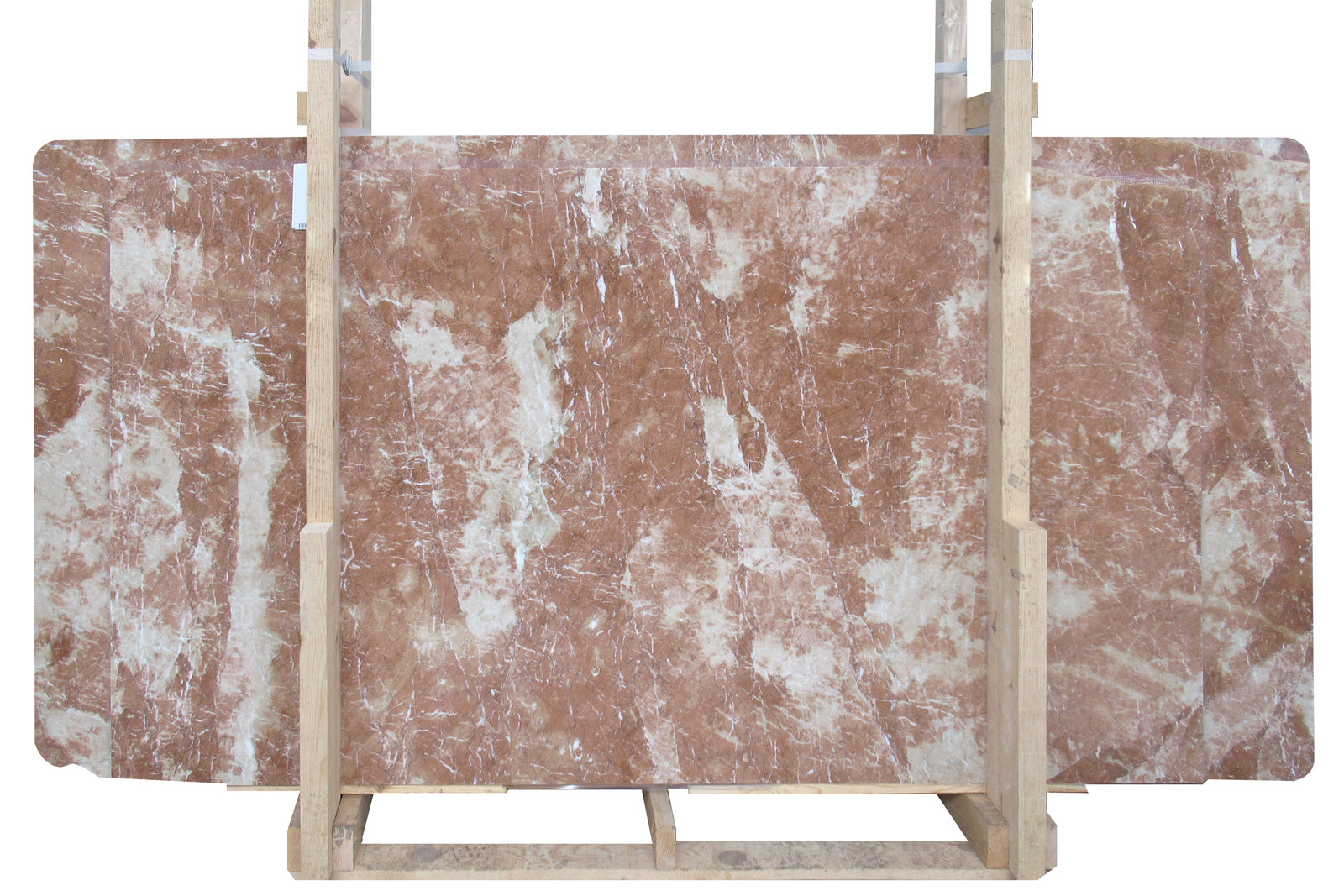 Dry Rose Polished 2CM Slab # S6333 Building Materials 
