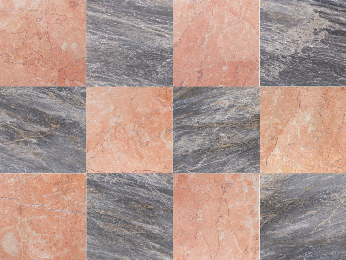 Altura Stone and TileBellini Polished & North Sky Honed 12'' x 12'' x 3 ...