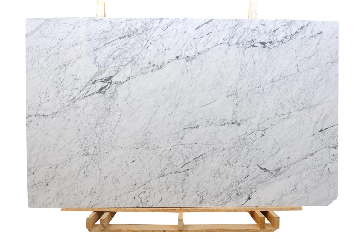 Bianco Carrara Polished 2CM Slab # CA5828 Building Materials 