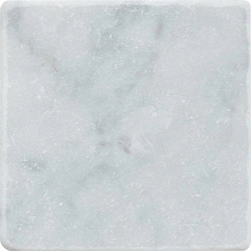 Bianco Carrara Tumbled 3'' x 3''  x 3/8'' Field Tile
