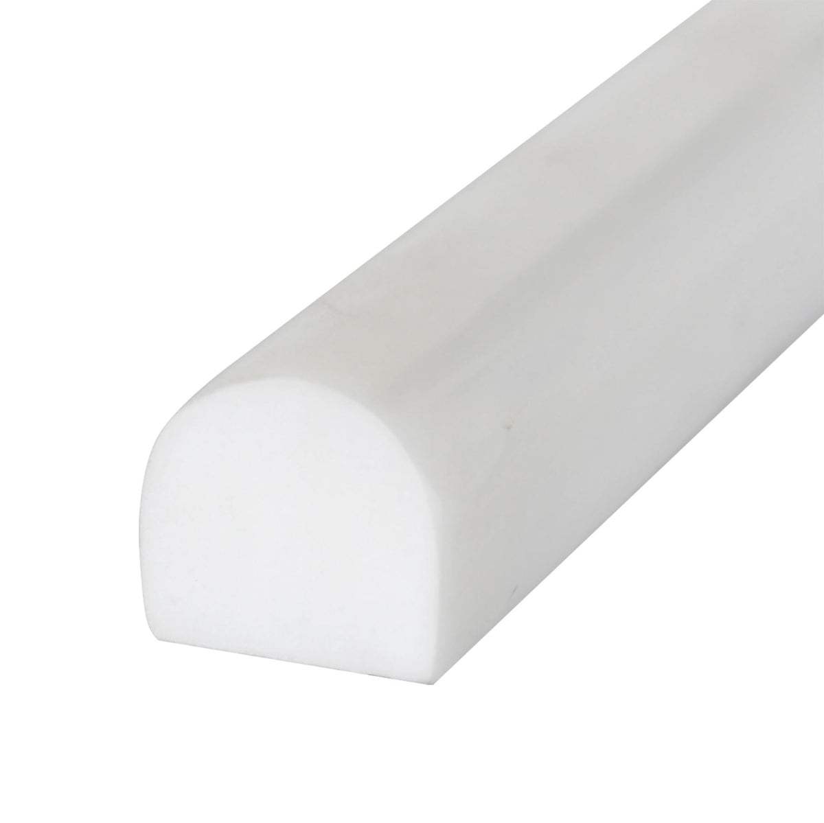 Glacier White Honed Pencil  Molding