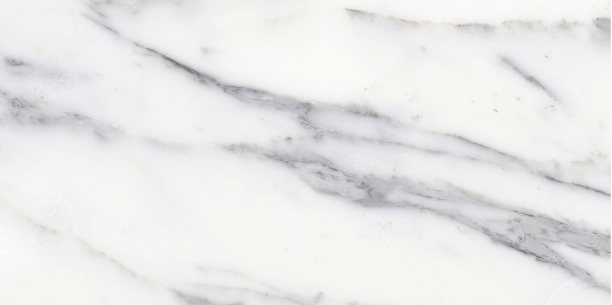 Statuario Honed 6'' x 12''  x 3/8'' Field Tile