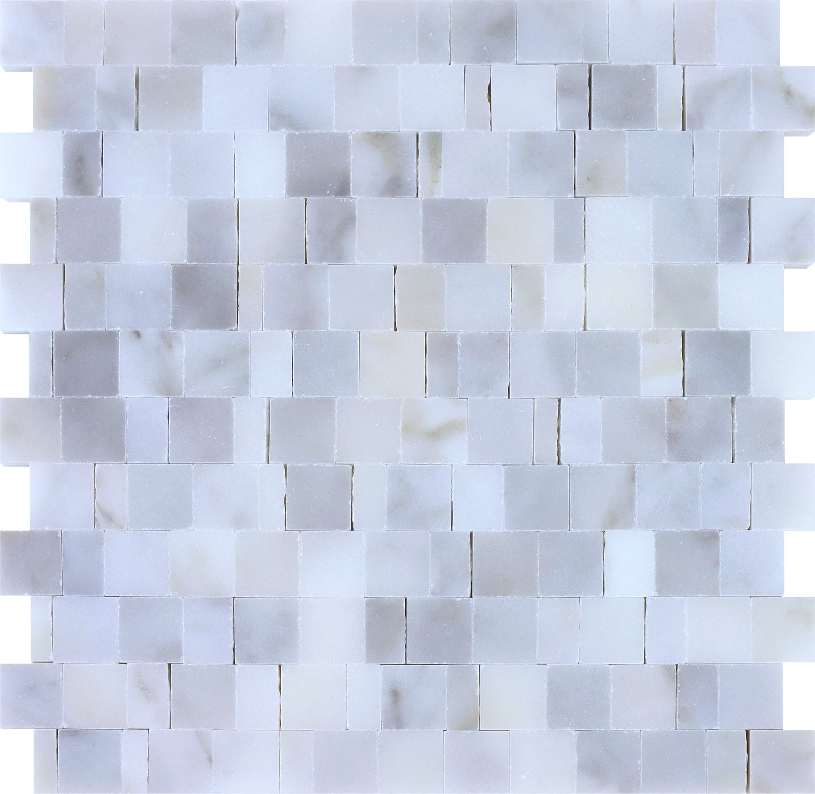 Calacatta Vida Broken Joint 004 Honed Mosaic Building Materials 