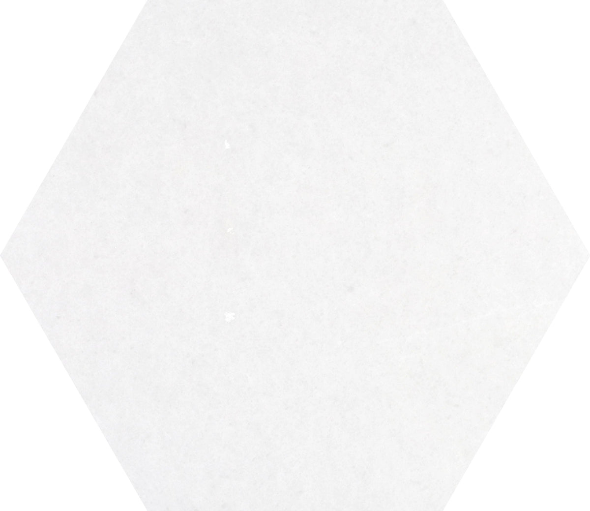 Snow White Honed Hexagon 10''  x 3/8'' Field Tile Building Materials 