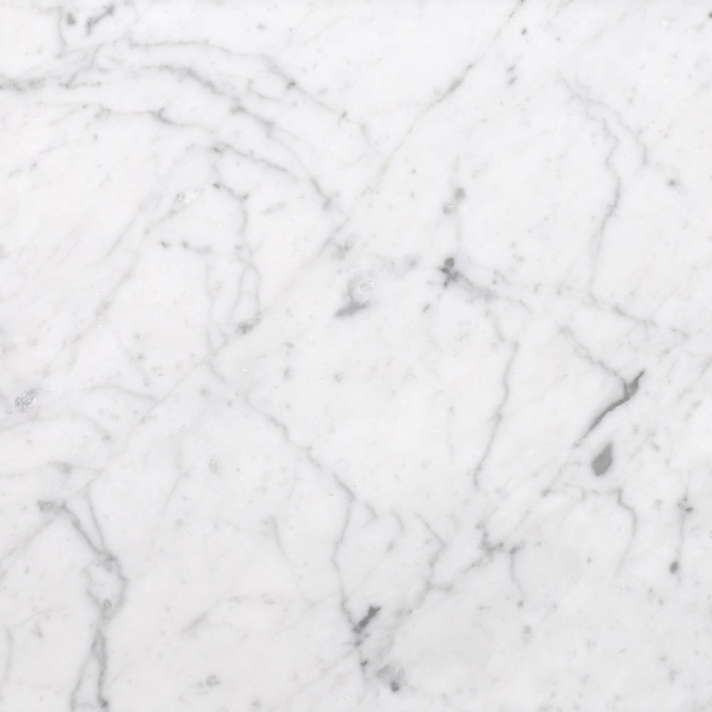 Bianco Carrara Honed 12'' x 12''  x 3/8'' Field Tile