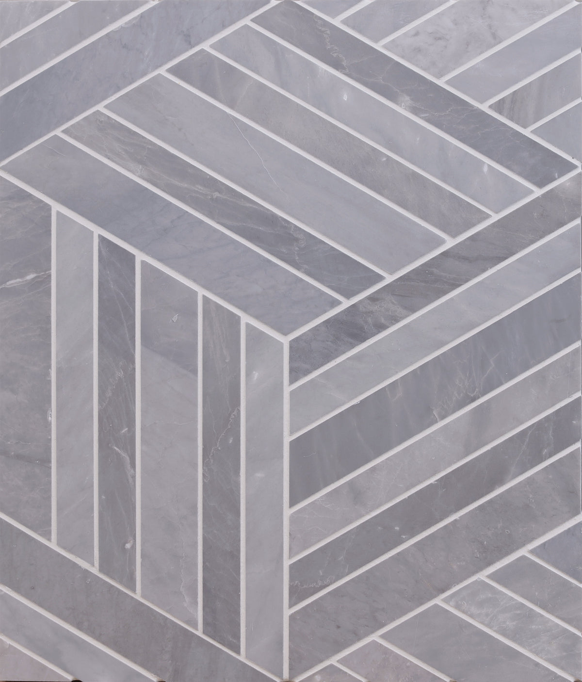 Ice Grey & Earth Grey Bellagon Honed Mosaic