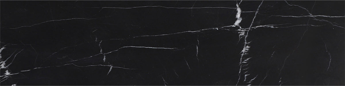 Black Silk Polished 3'' x 12''  x 3/8'' Field Tile