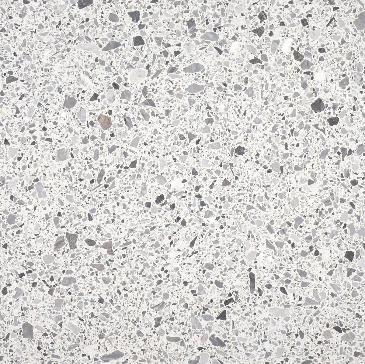 Nordic Grey Honed 24'' x 24''  x 1/2'' Terrazzo Field Tile #17