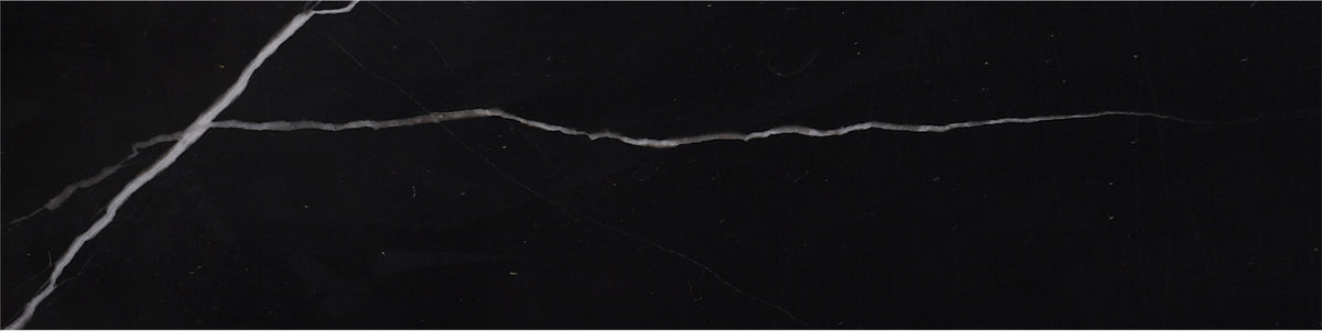 Black Silk Polished 3'' x 12''  x 3/8'' Field Tile